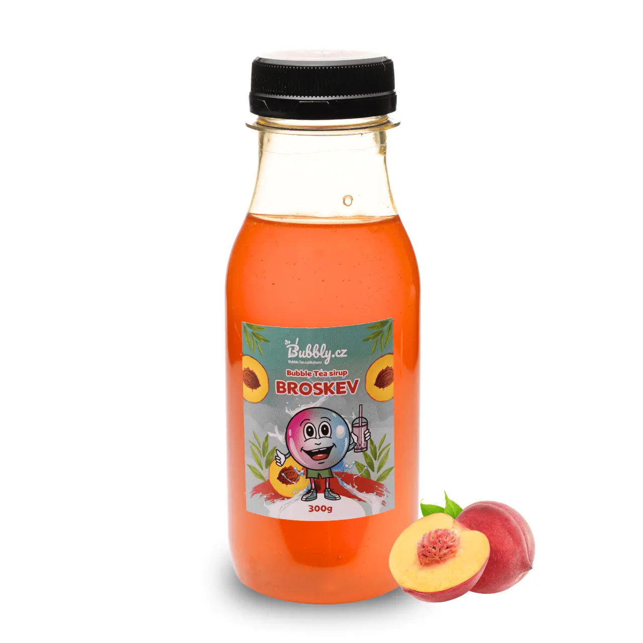 Bubble Tea sirup - broskev, 300g