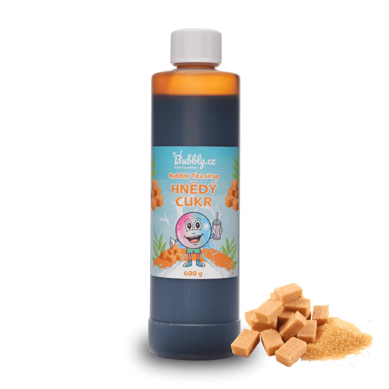 Bubble Tea sirup - hnědý cukr, 600g