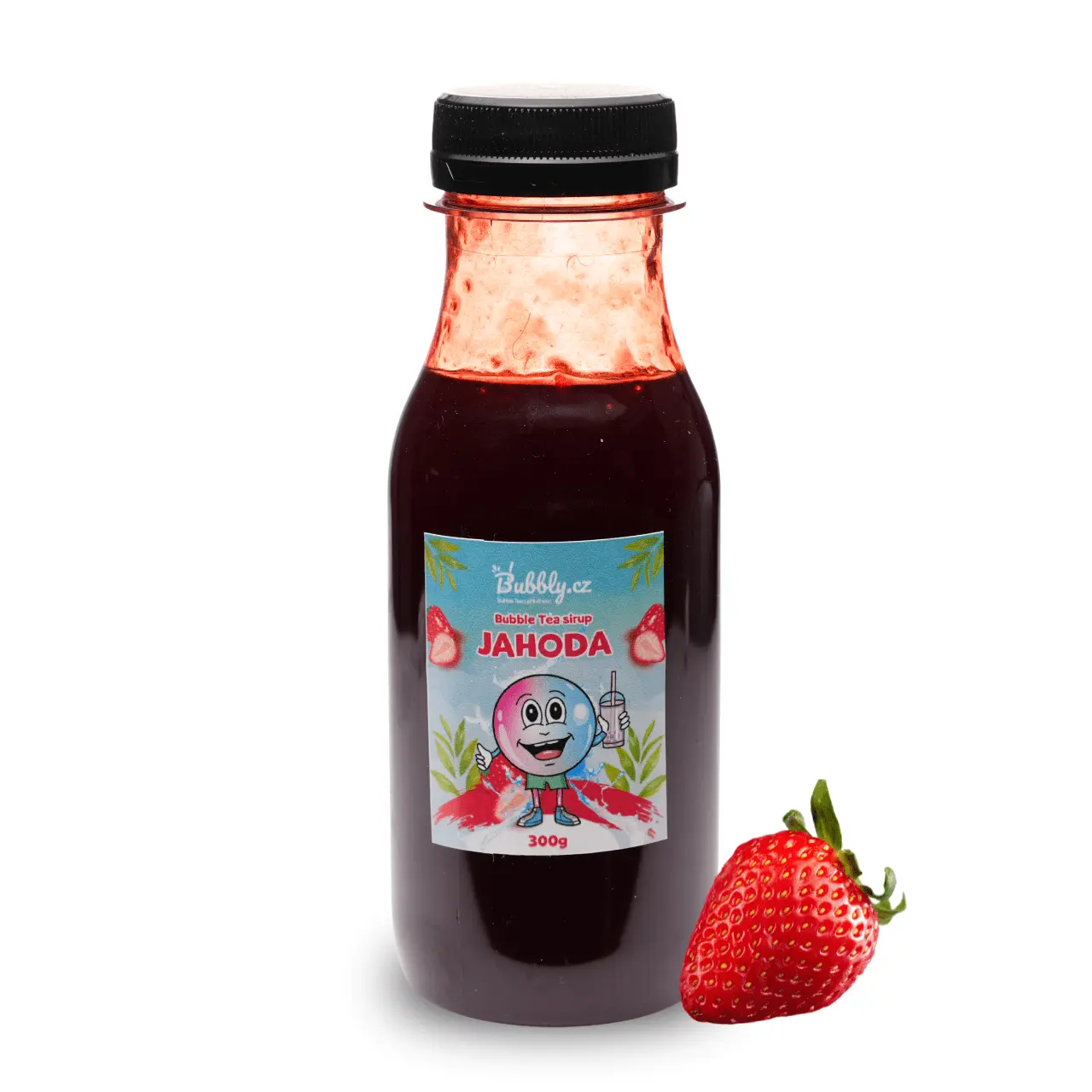 Bubble Tea sirup – jahoda, 300g