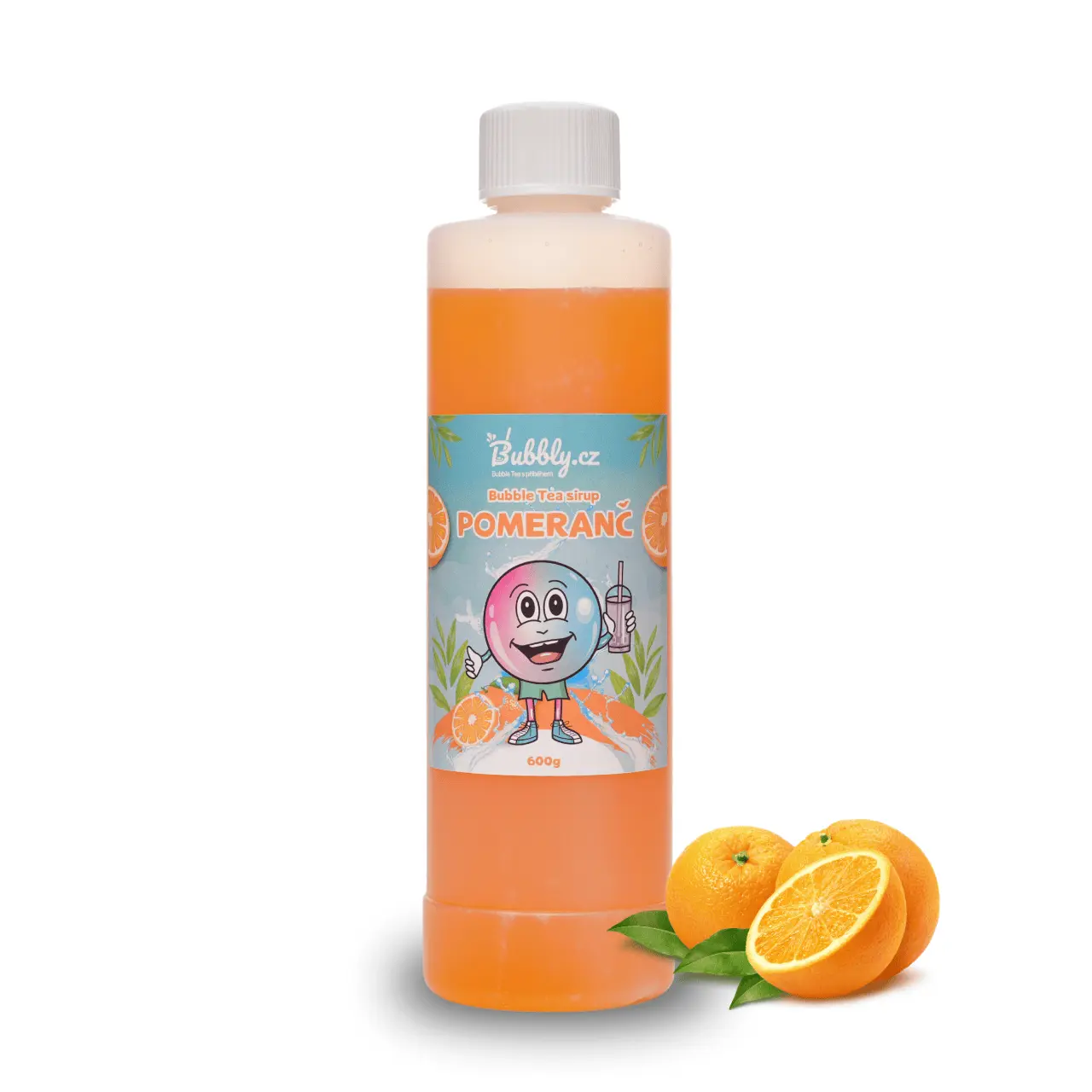 Bubble Tea sirup - pomeranč, 600g